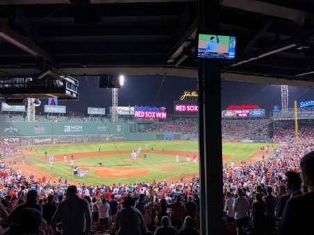 Vitória do Red Sox contra o Yankees no Fenway Park